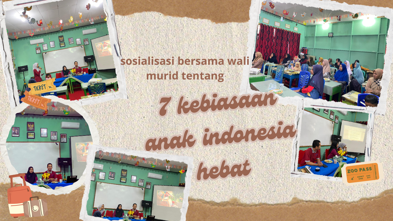 Sosialisai 7 kebiasaan anak indonesia hebat bersama wali murid SD Negeri 01 Benteng Hulu