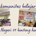 Komunitas belajar SD Negeri 01 Benteng Hulu