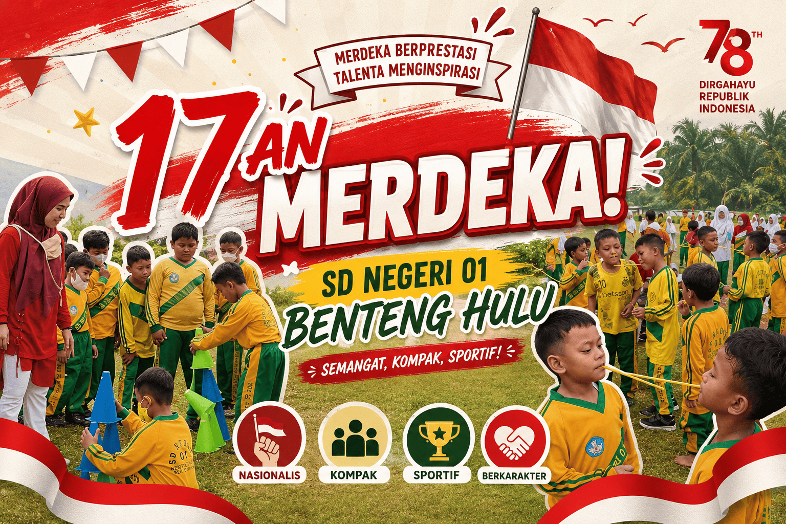Lomba 17 an SD Negeri 01 Benteng Hulu